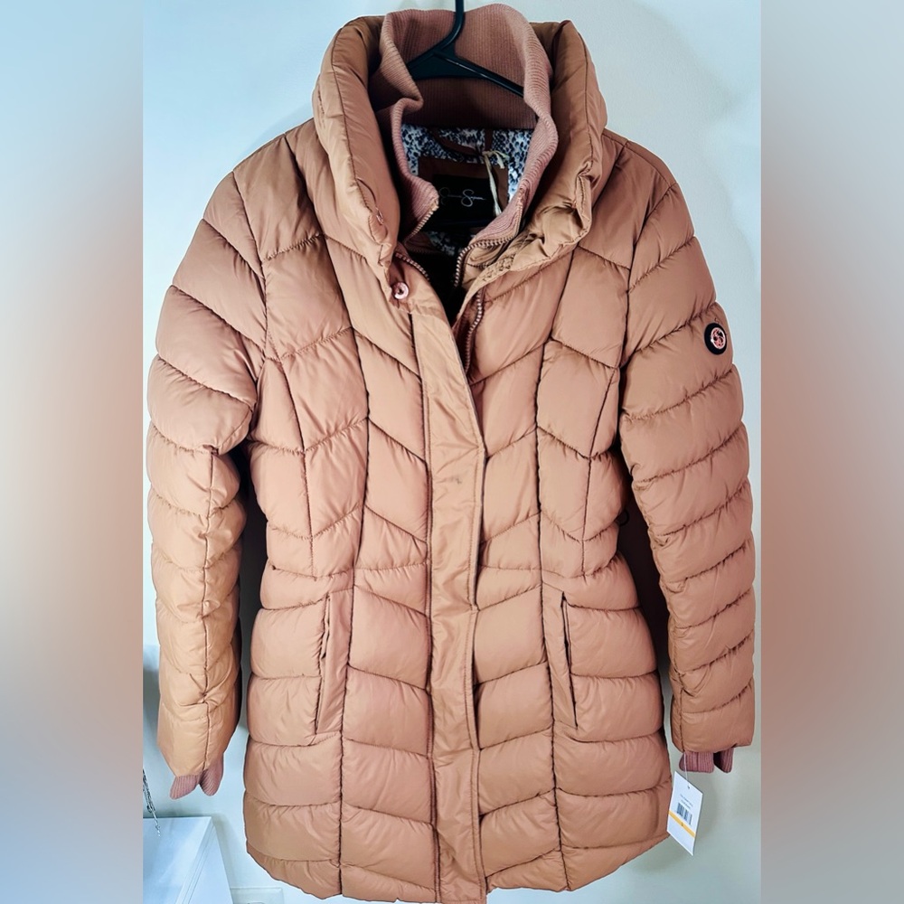 Jessica Simpson Winter Jacket / Coat - NEW WITH TAGS! Size Small, cognac color